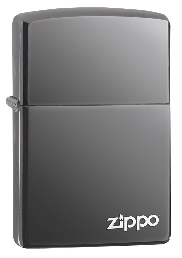Classic Black Ice Zippo Logo