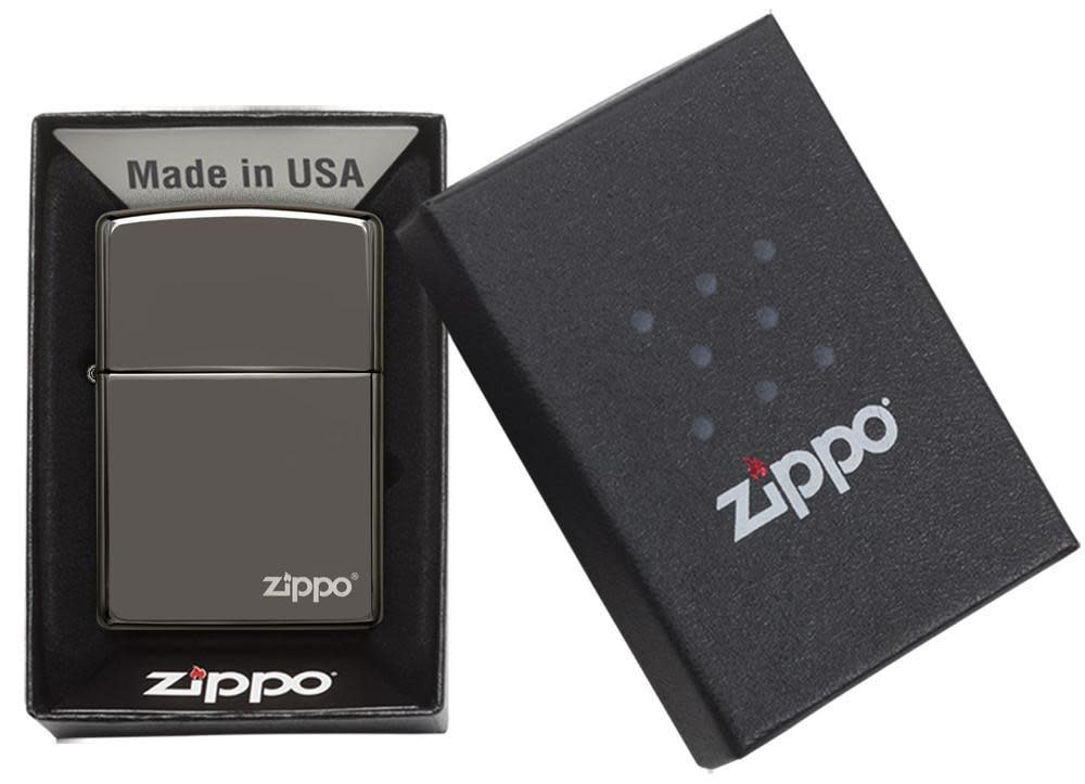 Classic Black Ice Zippo Logo - Image 4