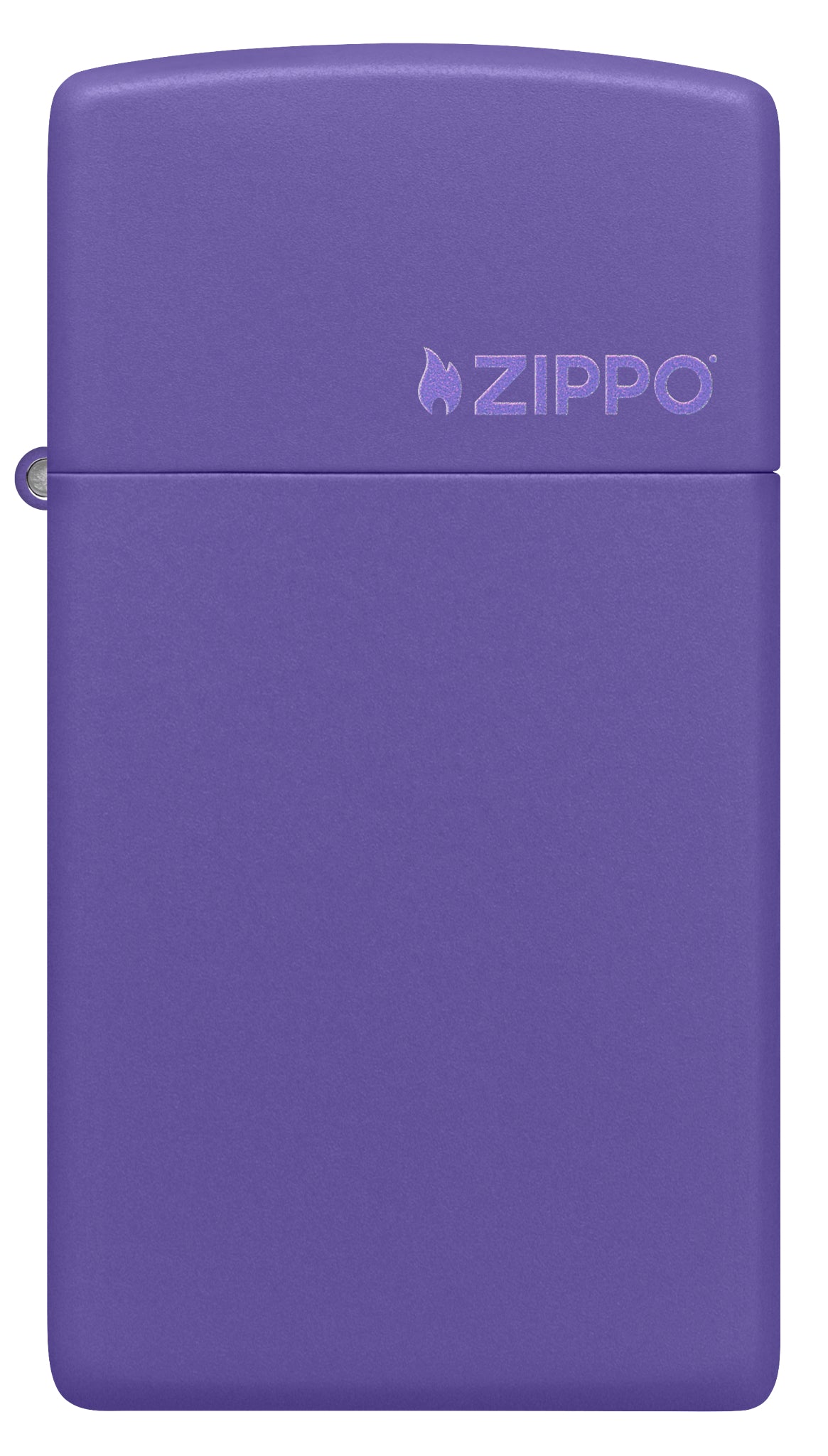 Alternative view of Slim Purple Matte Zippo Logo