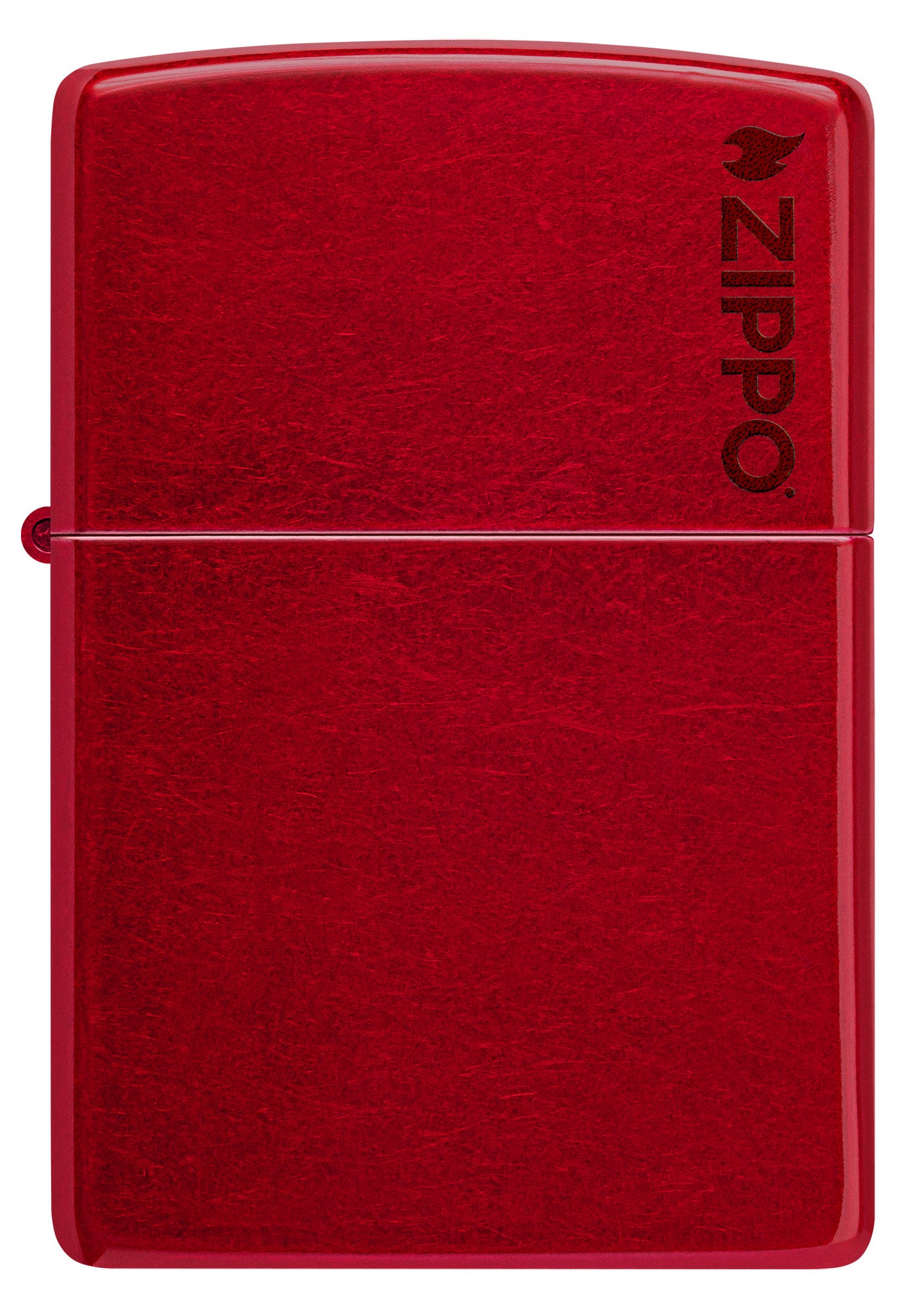 Classic Candy Apple Red Zippo Logo - Image 3