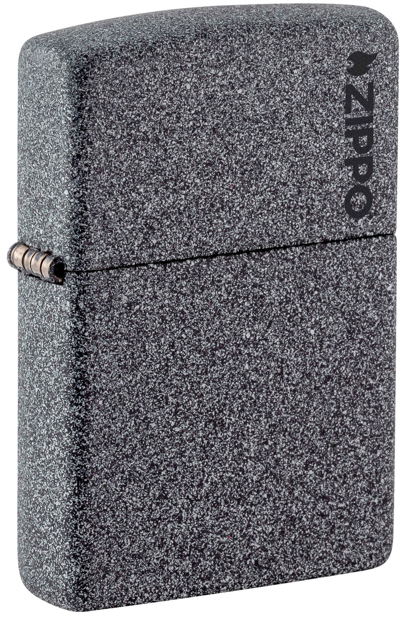 Classic Iron Stone Zippo Logo