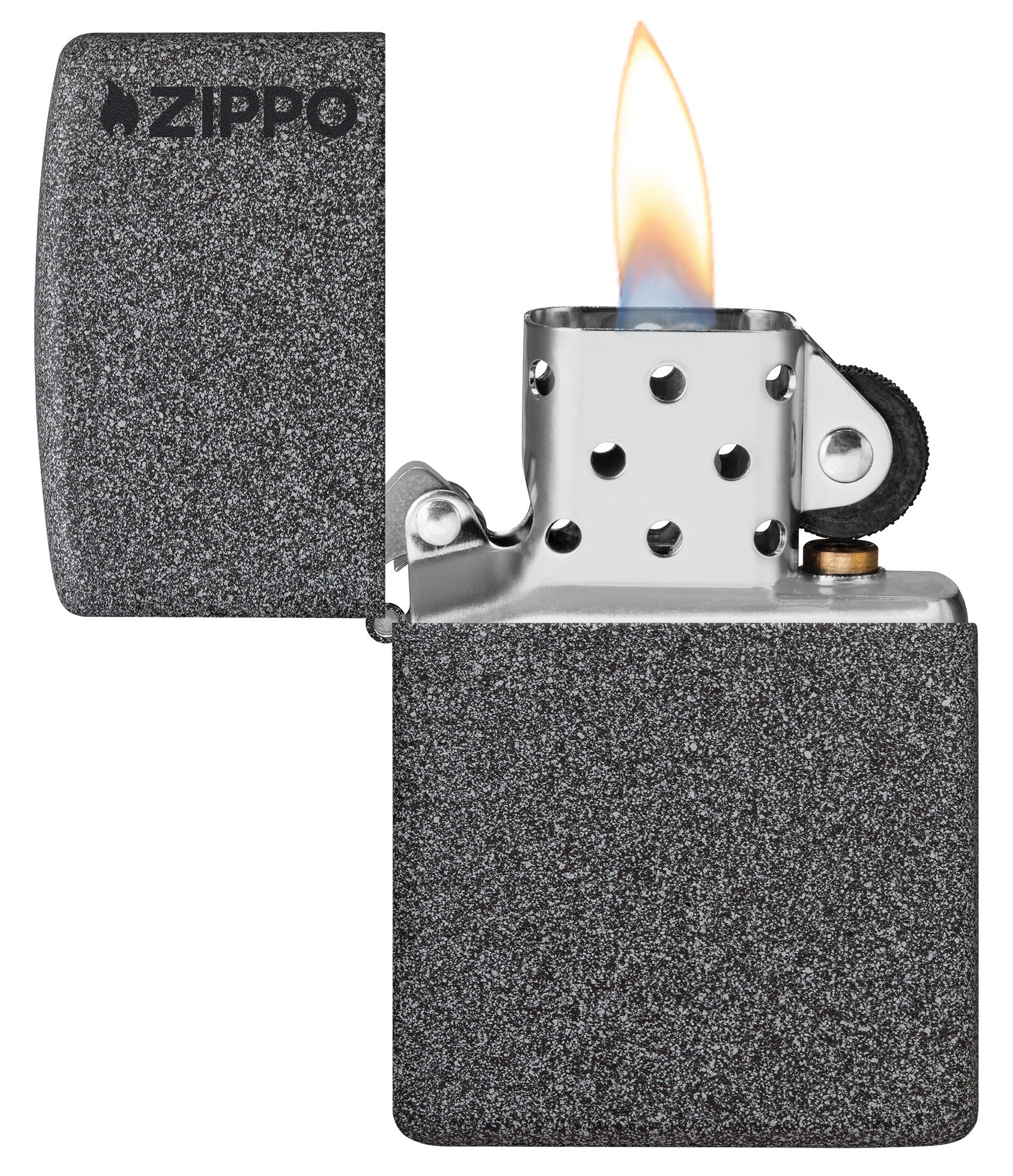 Classic Iron Stone Zippo Logo - Image 4