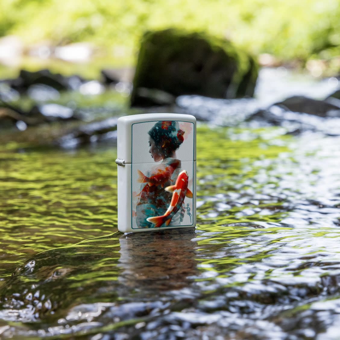 Alternative view of Mazzi Texture Koi Design