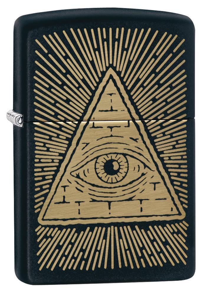 Eye of Providence Black Matte Design