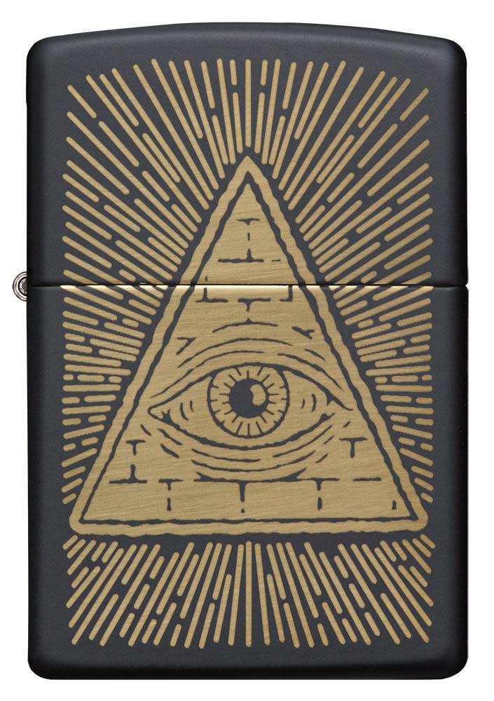 Alternative view of Eye of Providence Black Matte Design