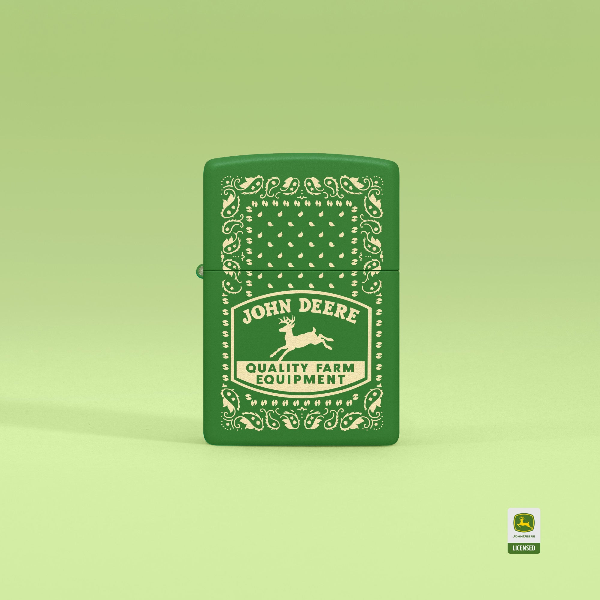 Alternative view of John Deere Paisley Design