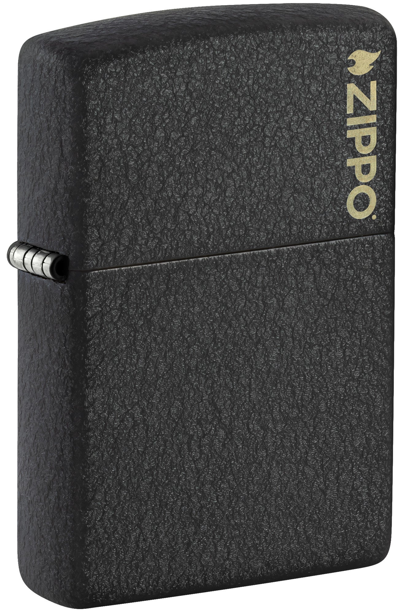 Classic Black Crackle Zippo Logo