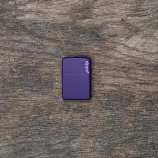 Alternative view of Classic Purple Matte Zippo Logo