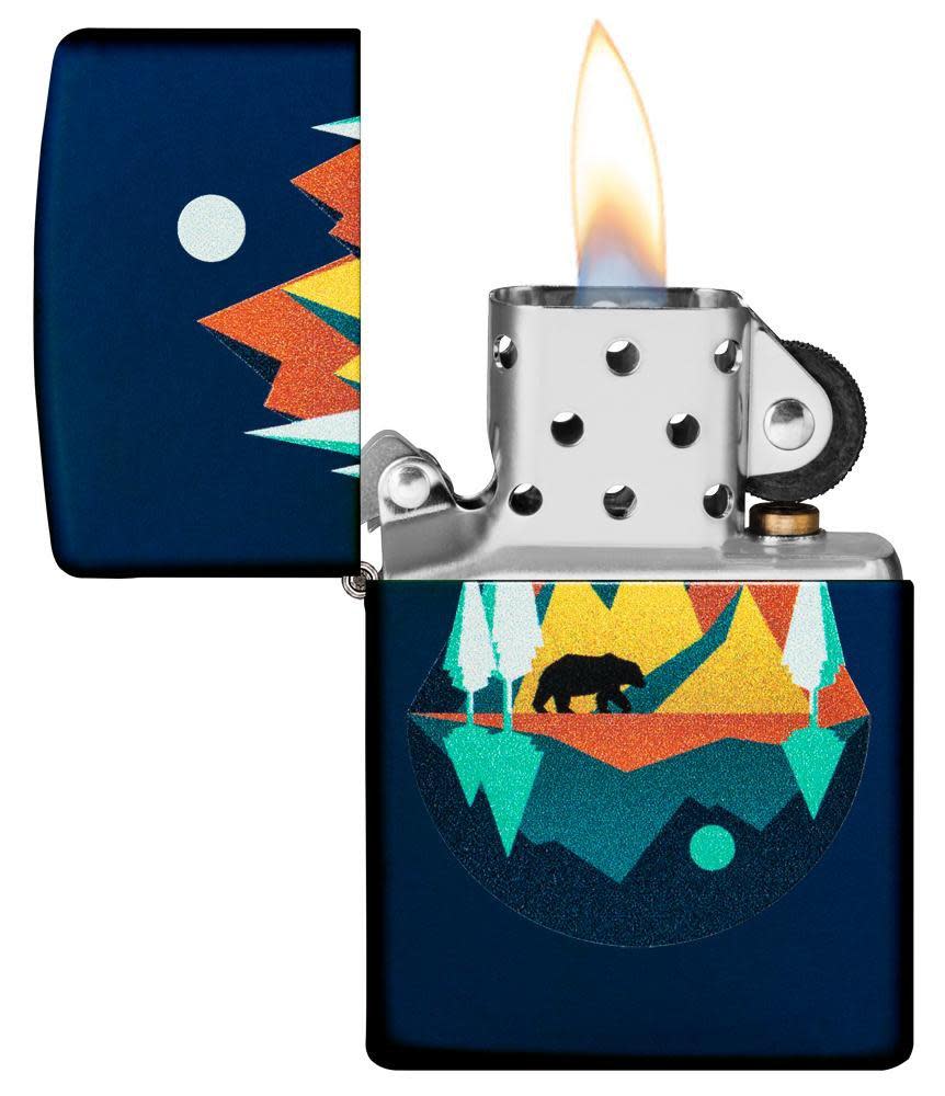 Geometric Bear and Mountains Design - Image 3