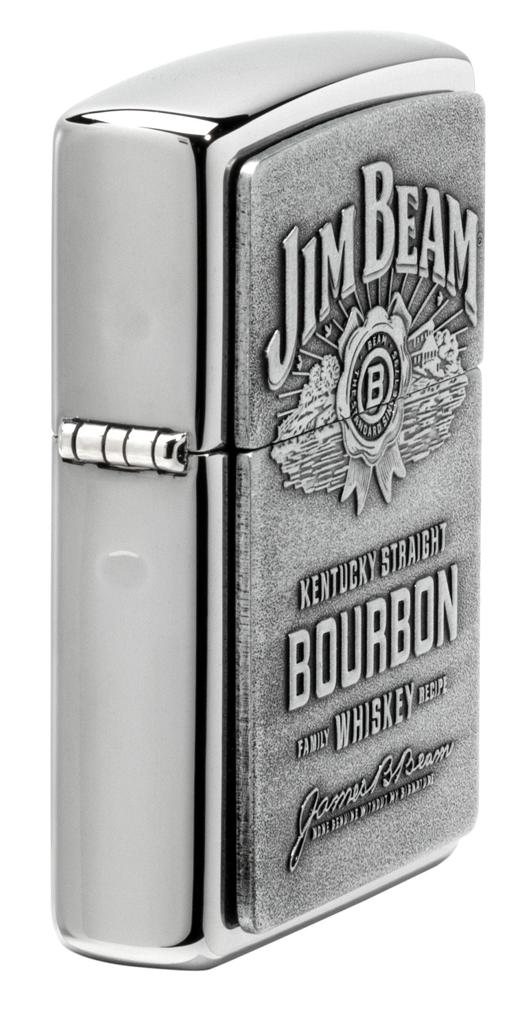 Alternative view of Jim Beam Chrome Emblem