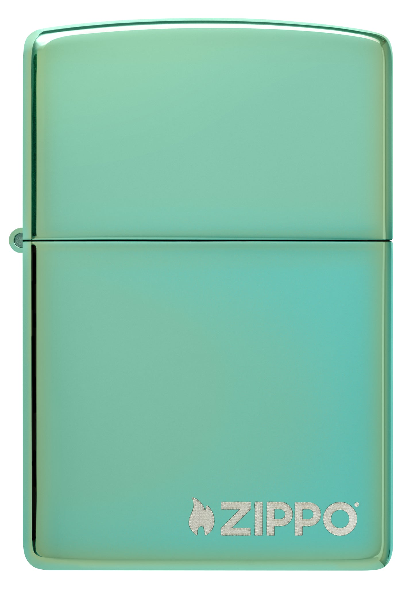 Alternative view of Classic High Polish Green Zippo Logo