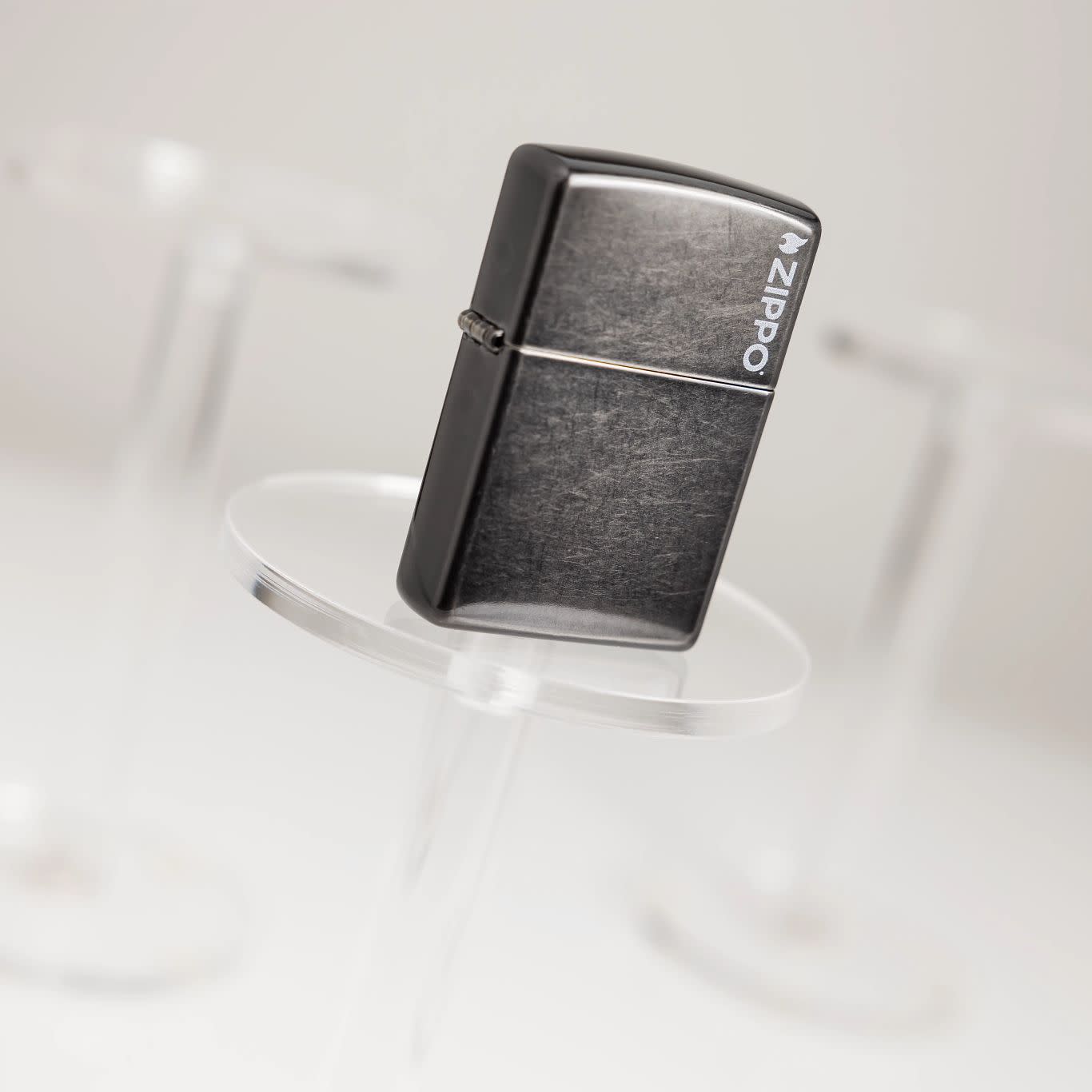 Alternative view of Classic Grey Zippo Logo