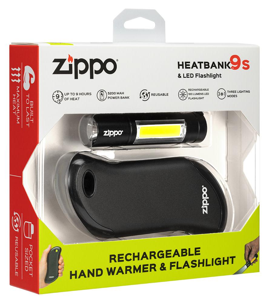 HeatBank 9s Rechargeable Hand Warmer & Flashlight