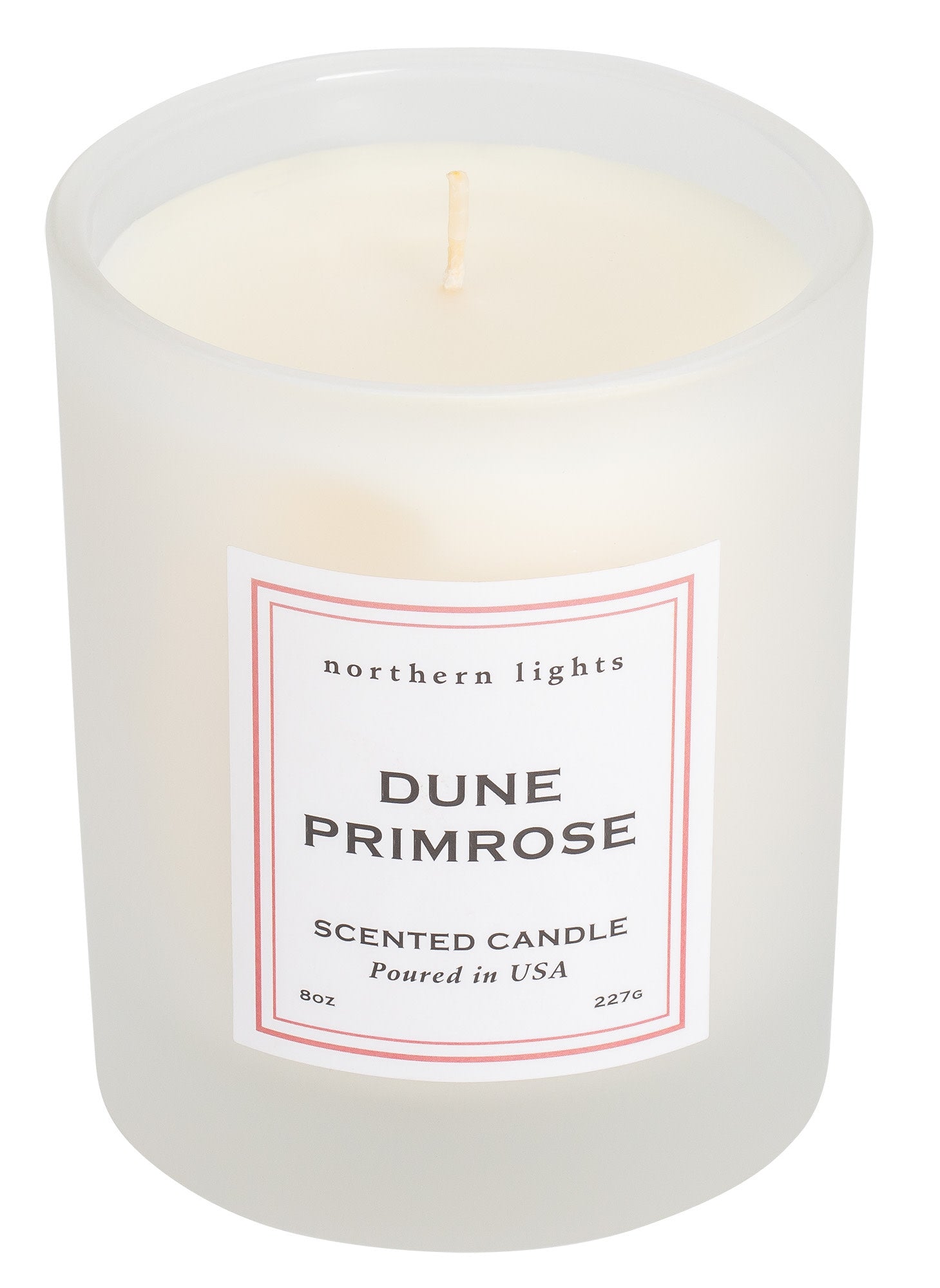 Rose Gold Rechargeable Candle Lighter & 8 oz Dune Primrose Candle Gift Set - Image 4