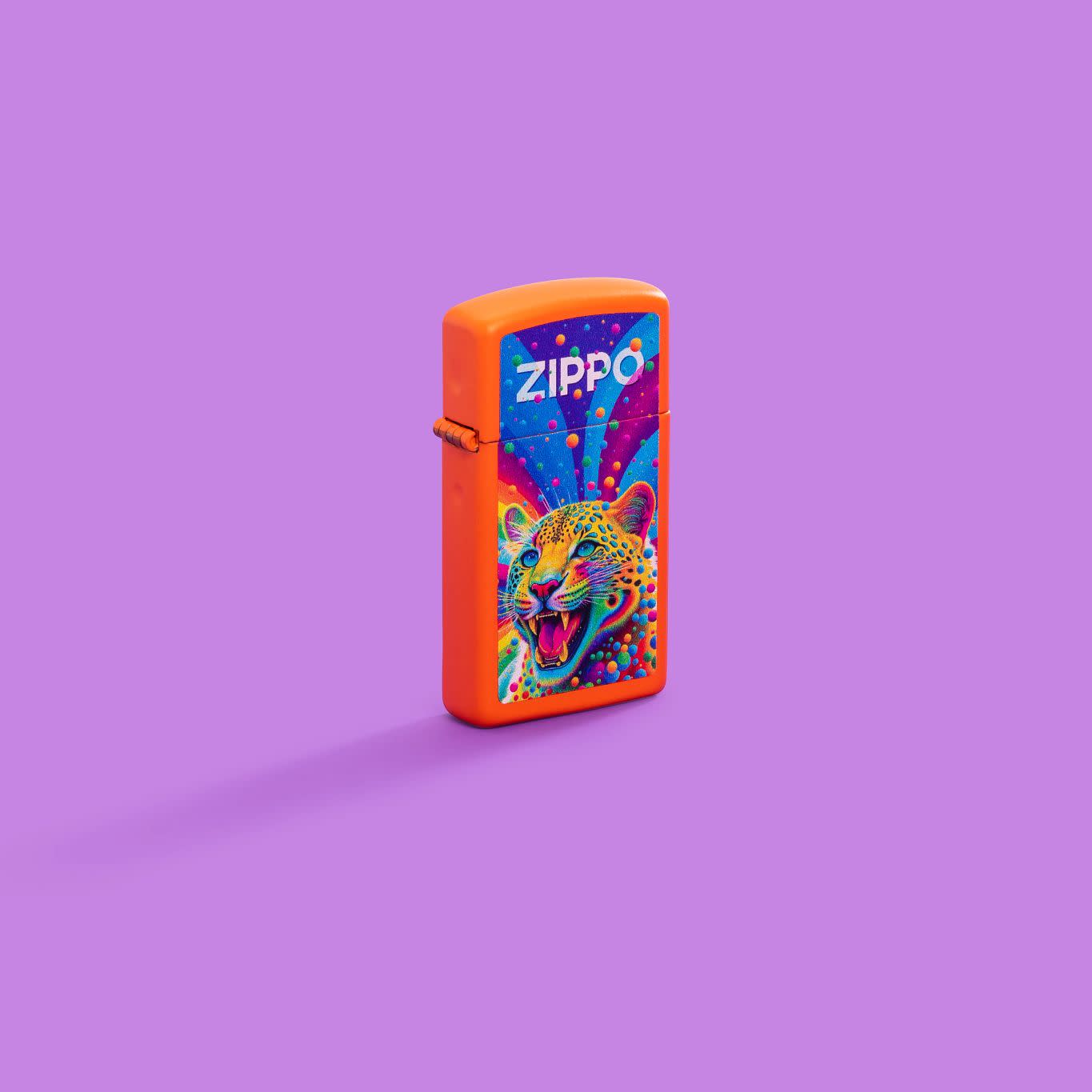 Alternative view of Leopard Zippo Design