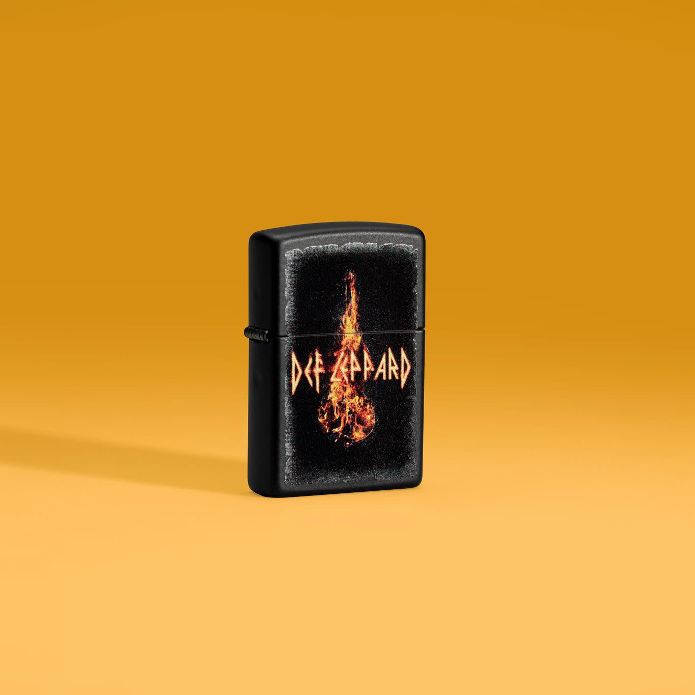 Alternative view of Def Leppard Burning Violin Design