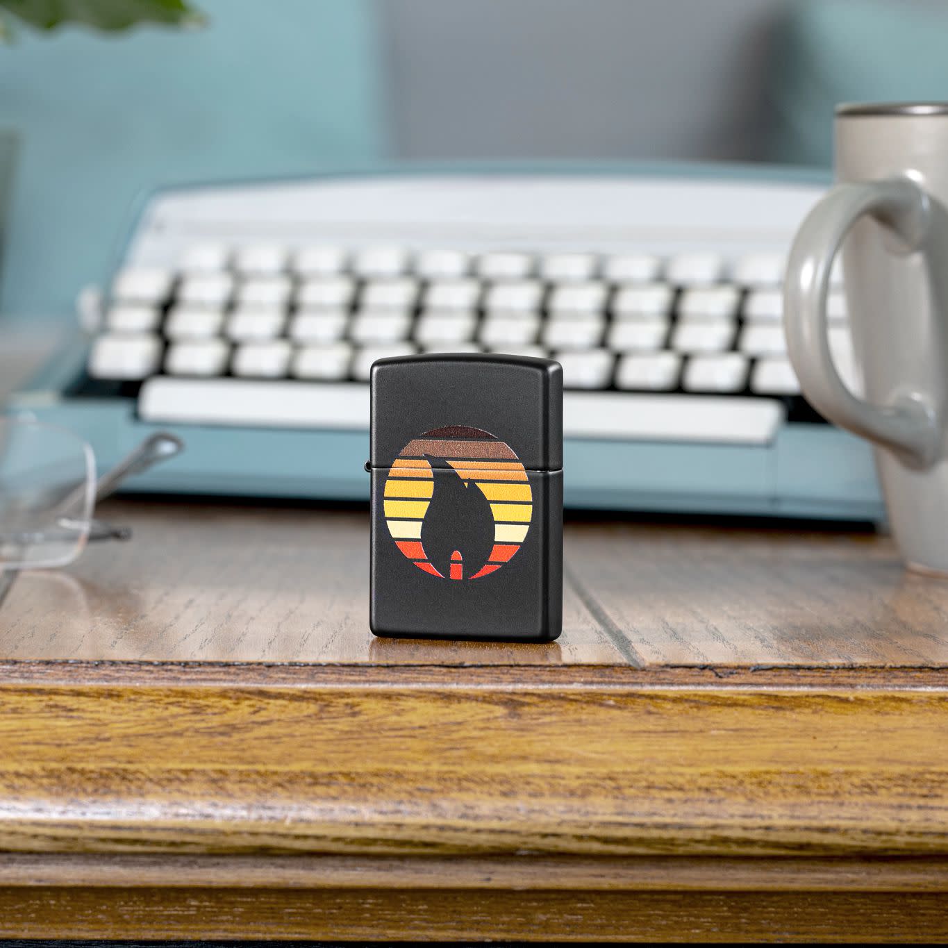 Alternative view of Colorblock Zippo Design