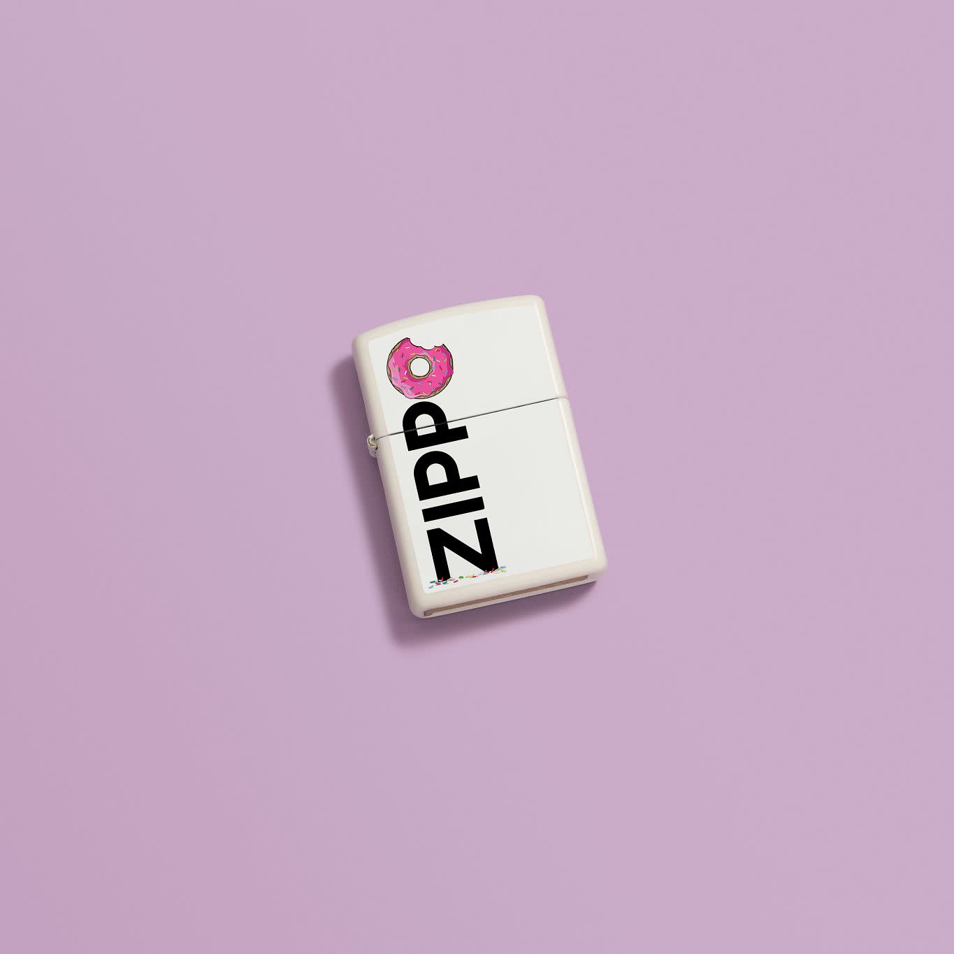 Alternative view of Frosted Zippo Design