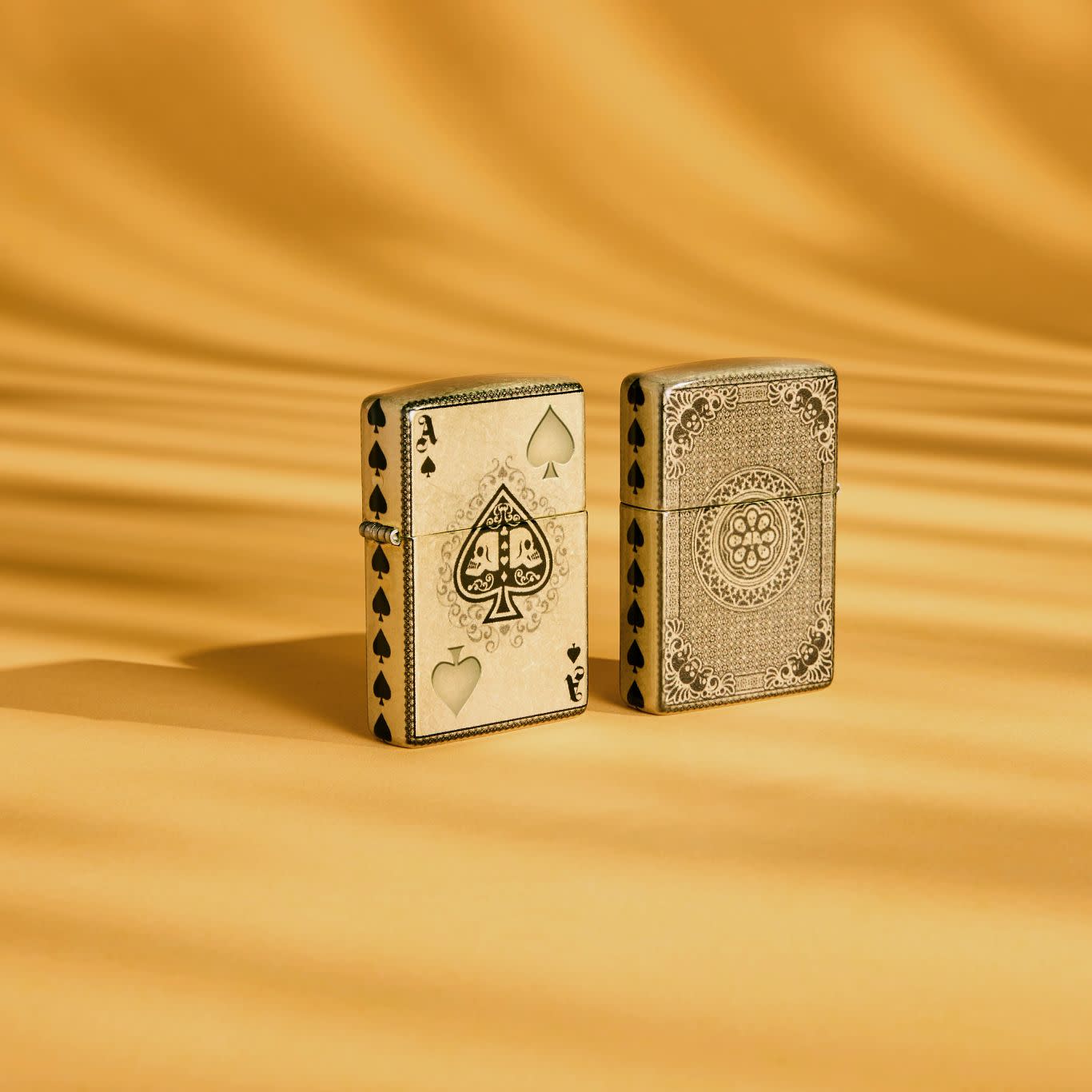 Alternative view of Ace of Skulls Design