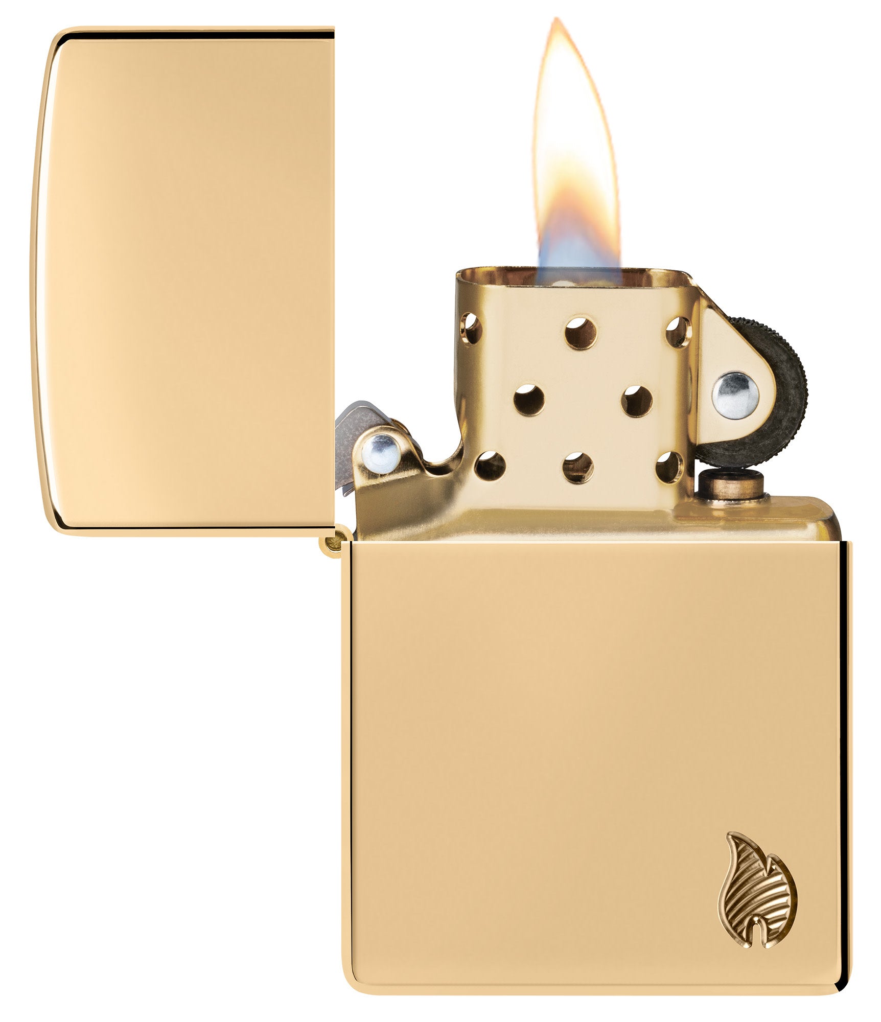 Armor High Polish Brass Flame Design - Image 4