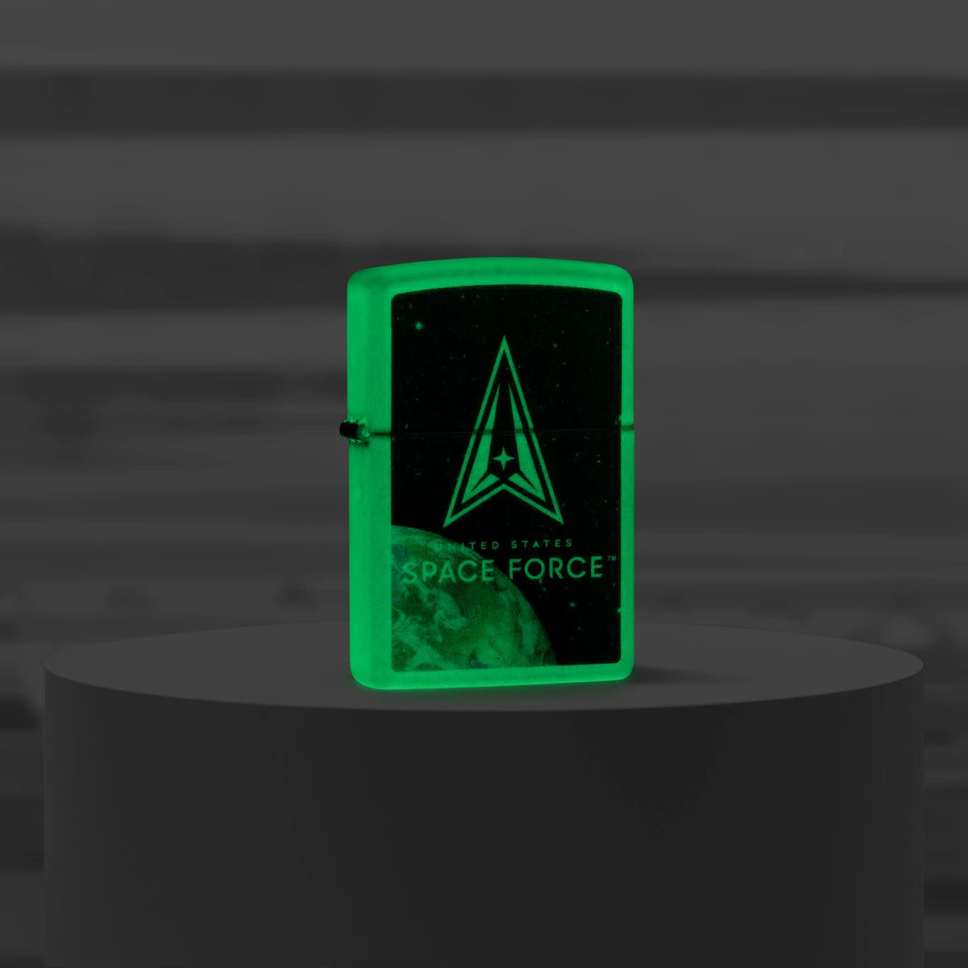 Alternative view of U.S. Space Force Glowing Logo Design
