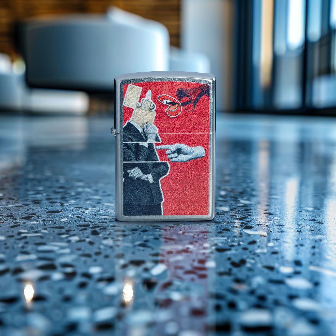 Alternative view of Zippo Collage Design