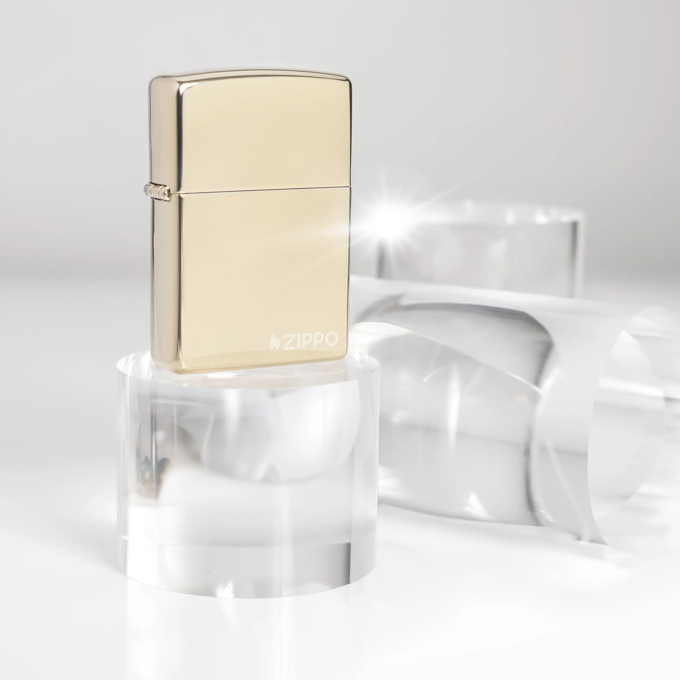 Alternative view of Classic Champagne Zippo Logo