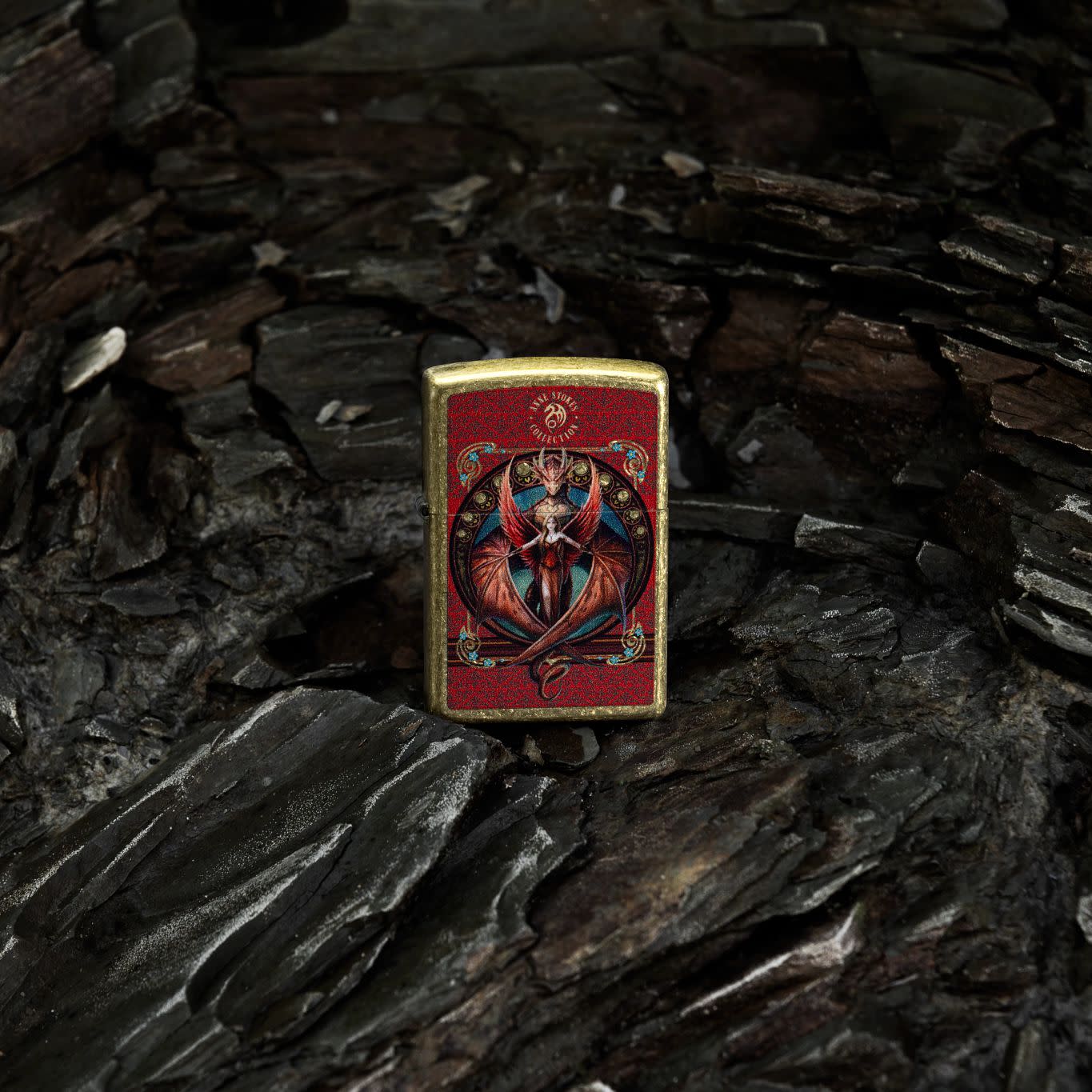 Alternative view of Anne Stokes Copperwing Design