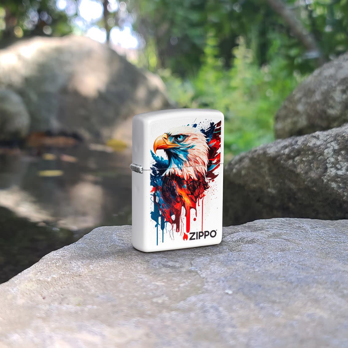 Alternative view of Painted Eagle Design