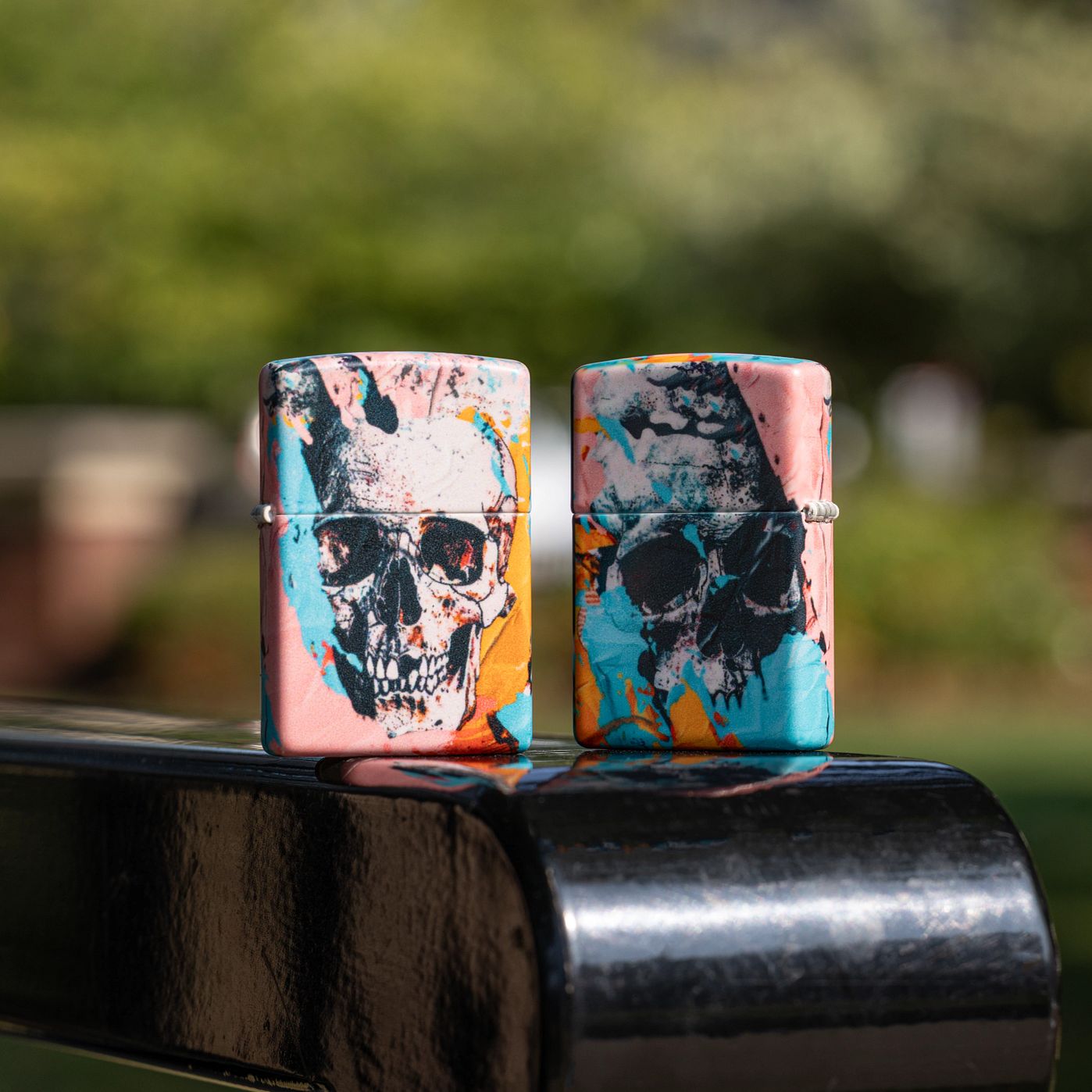 Alternative view of Graffiti Skull Design