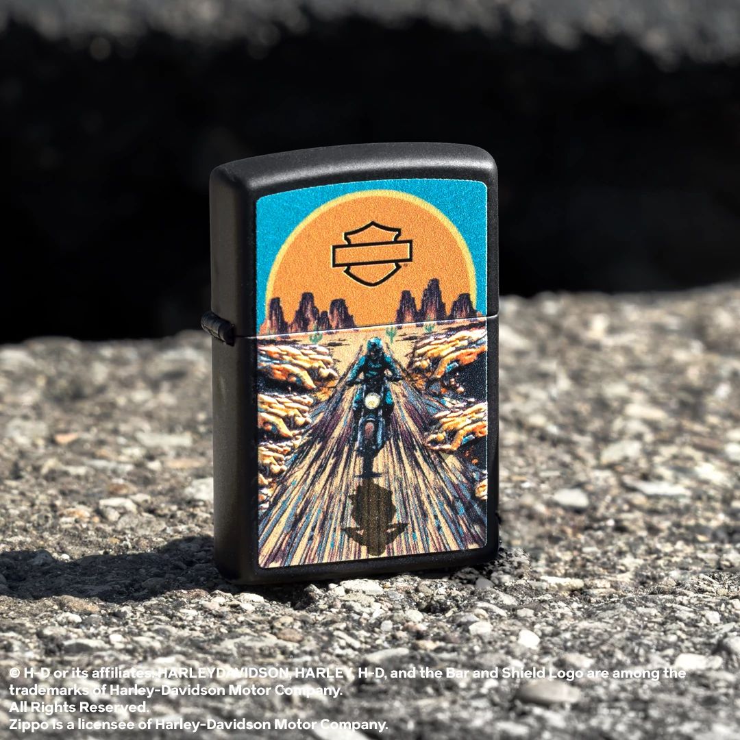 Alternative view of Harley-Davidson Texture Print Design
