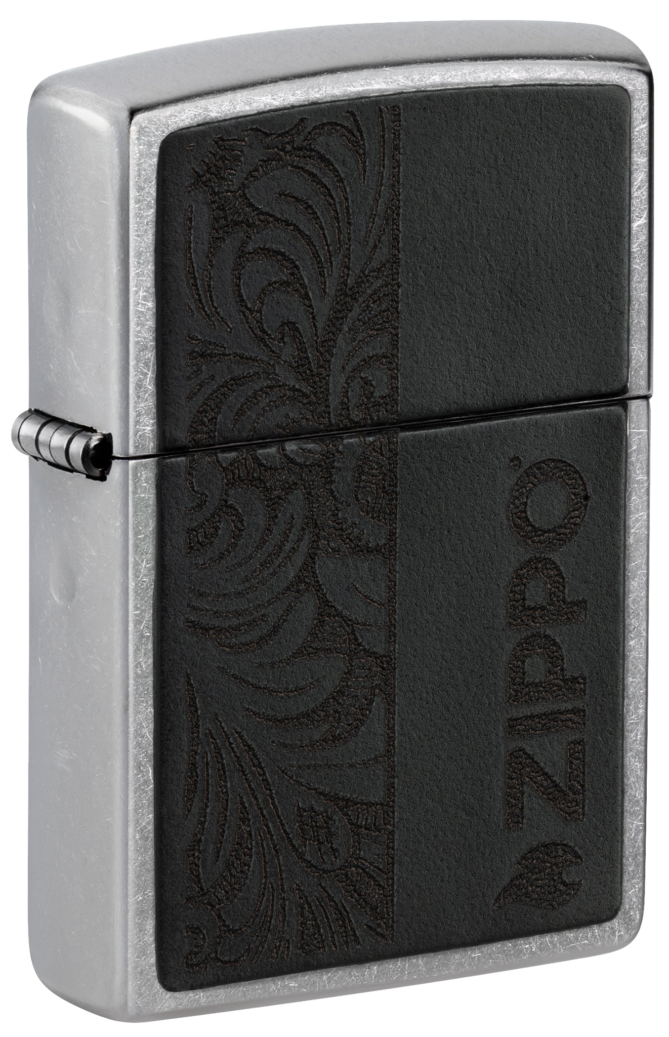 Black Leather Emblem - Zippo Design