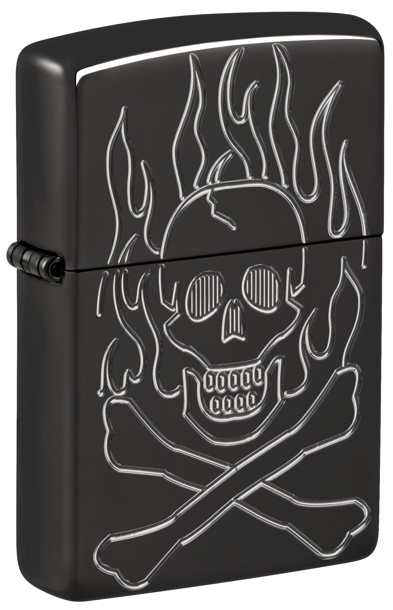 Flaming Skull Design