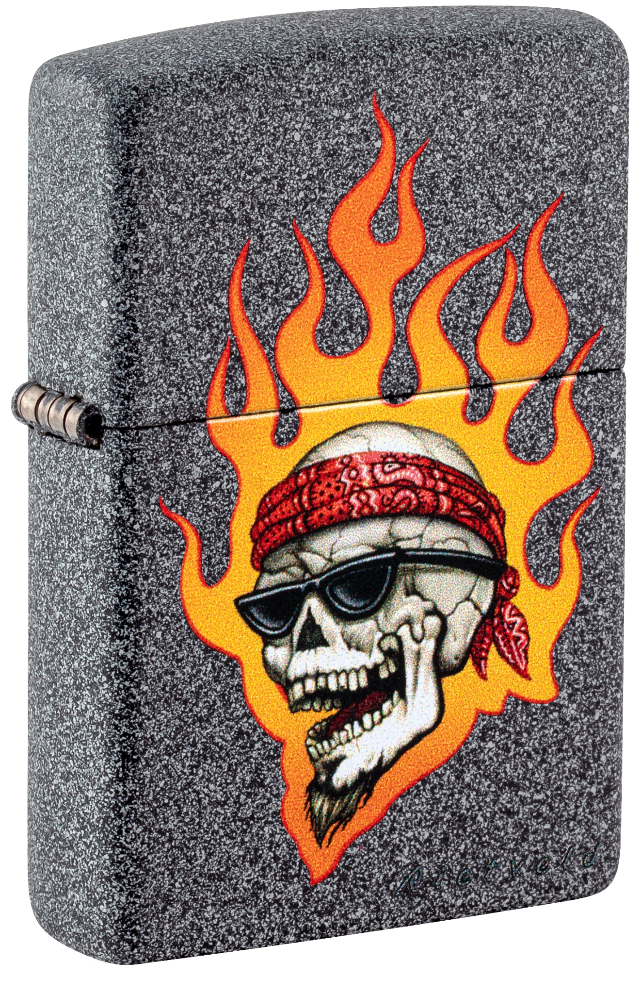 Rietveld Flaming Skull Design