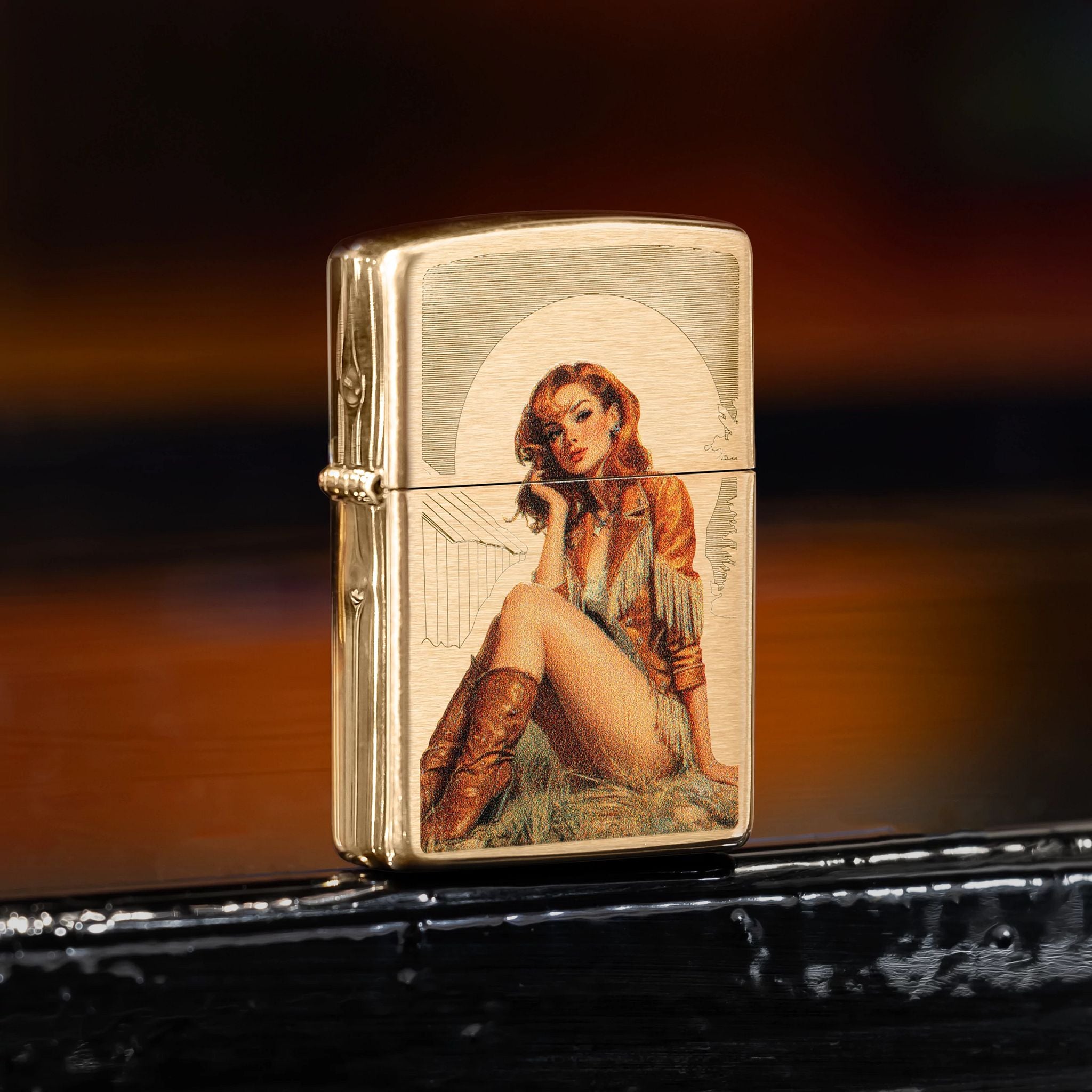 Alternative view of Western Pinup Design