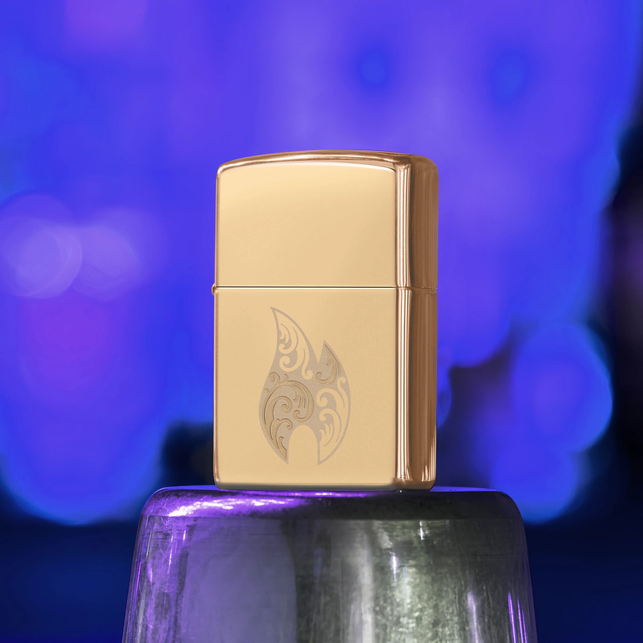 Alternative view of Filigree Flame Design