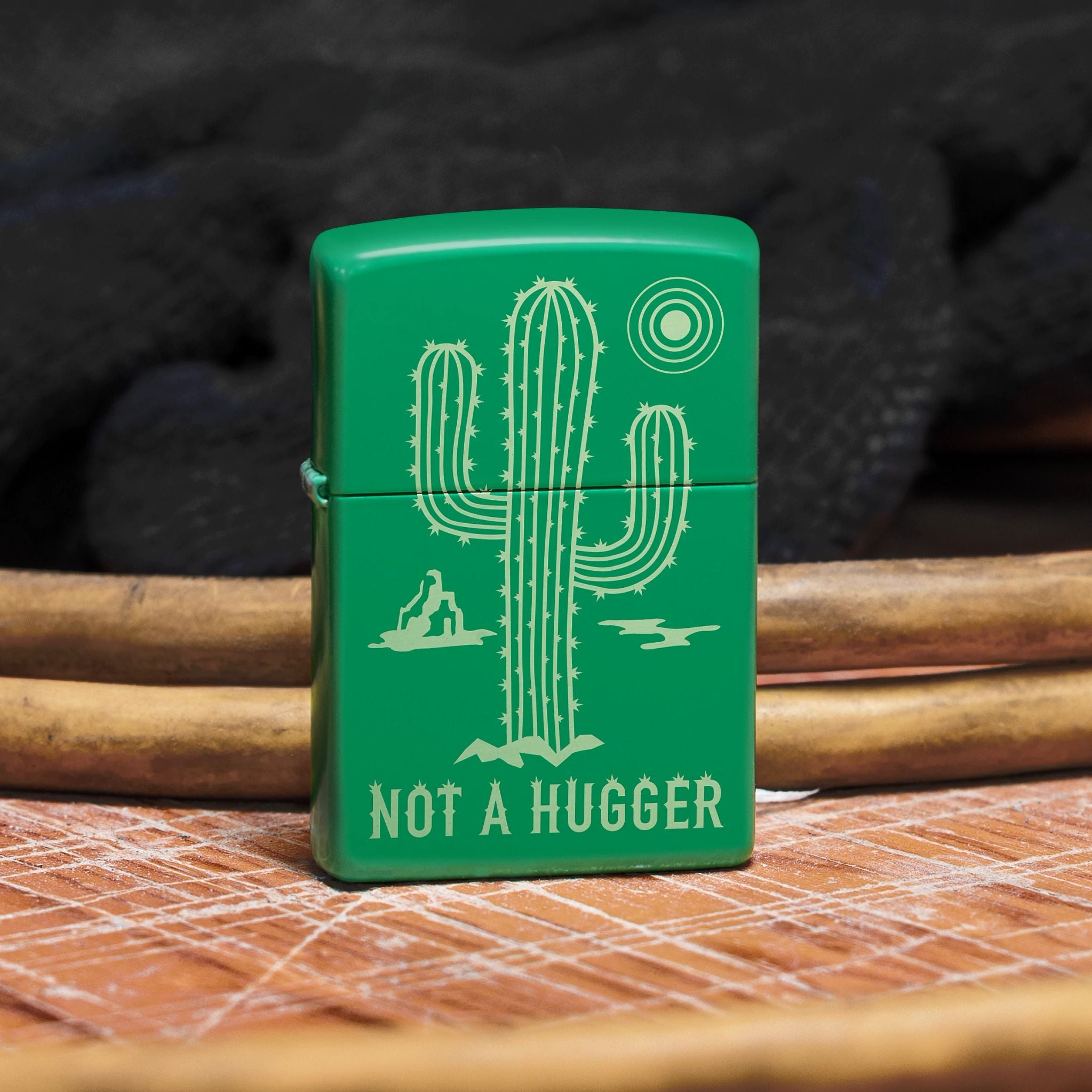 Alternative view of Not a Hugger Design