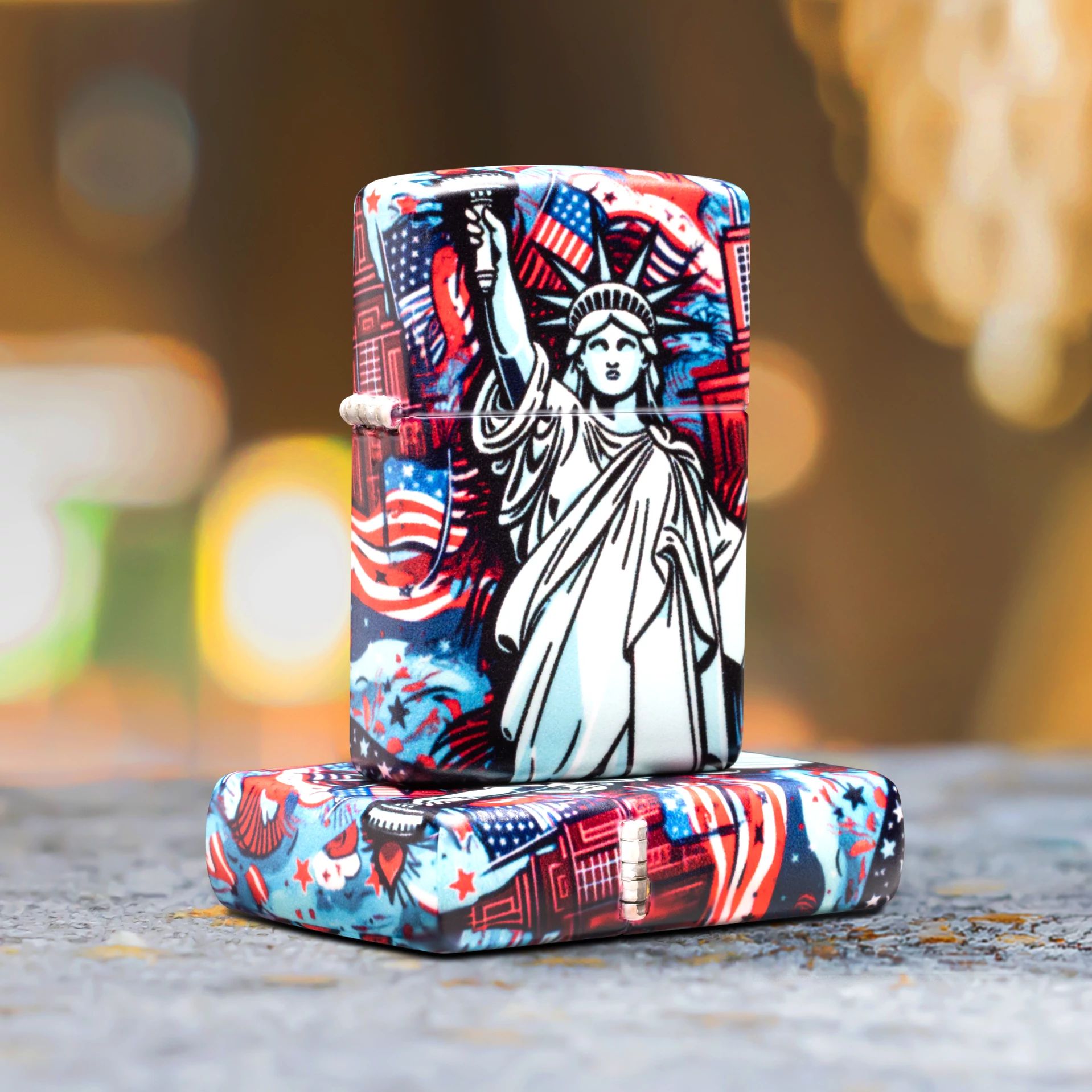 Alternative view of Lady Liberty Design