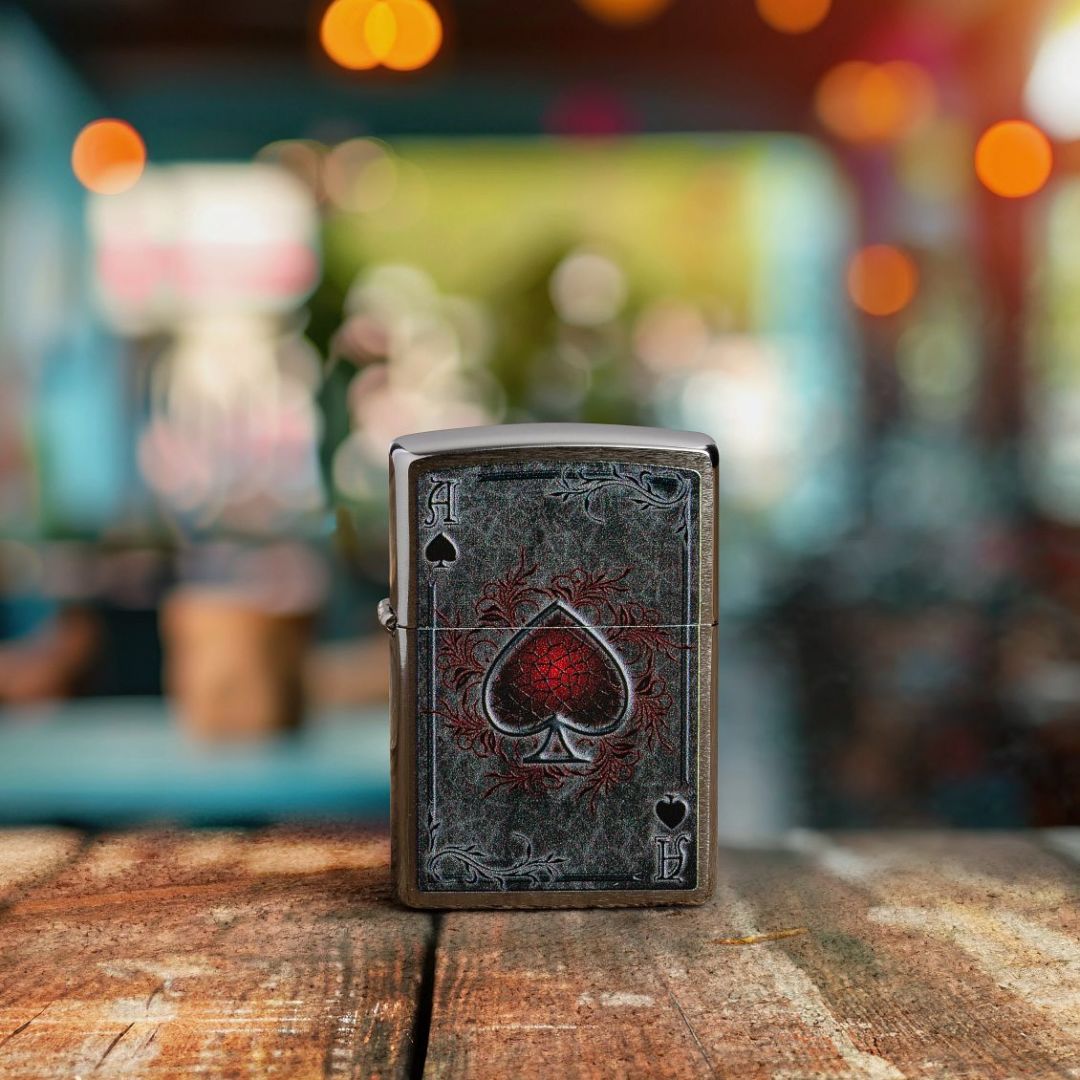 Alternative view of Antiqued Ace Design