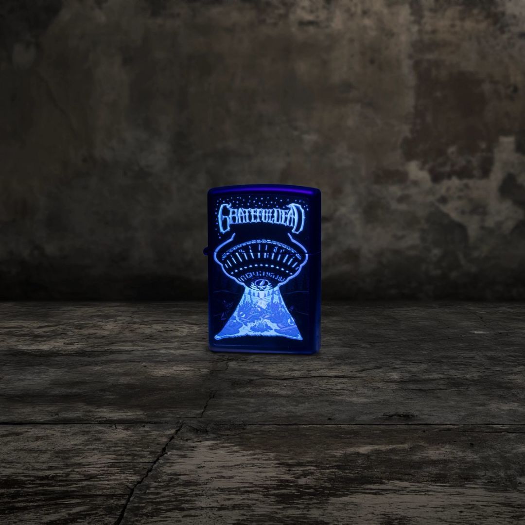 Alternative view of Grateful Dead Black Light UFO Design