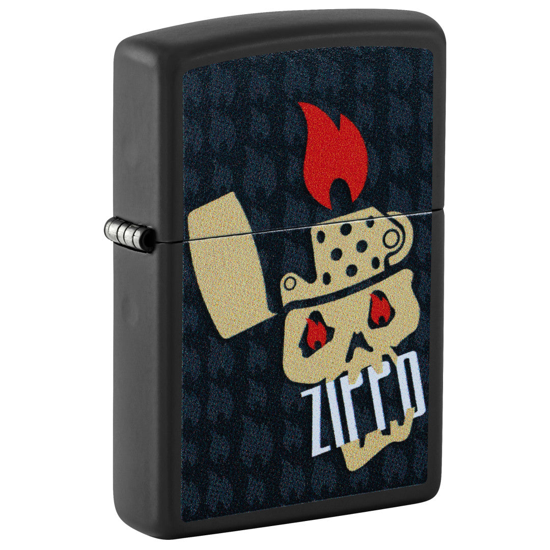 Skull and Flames Design