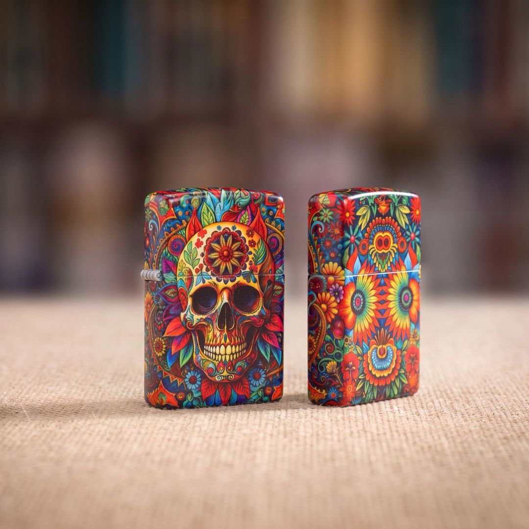 Alternative view of Day of the Dead Skull Design