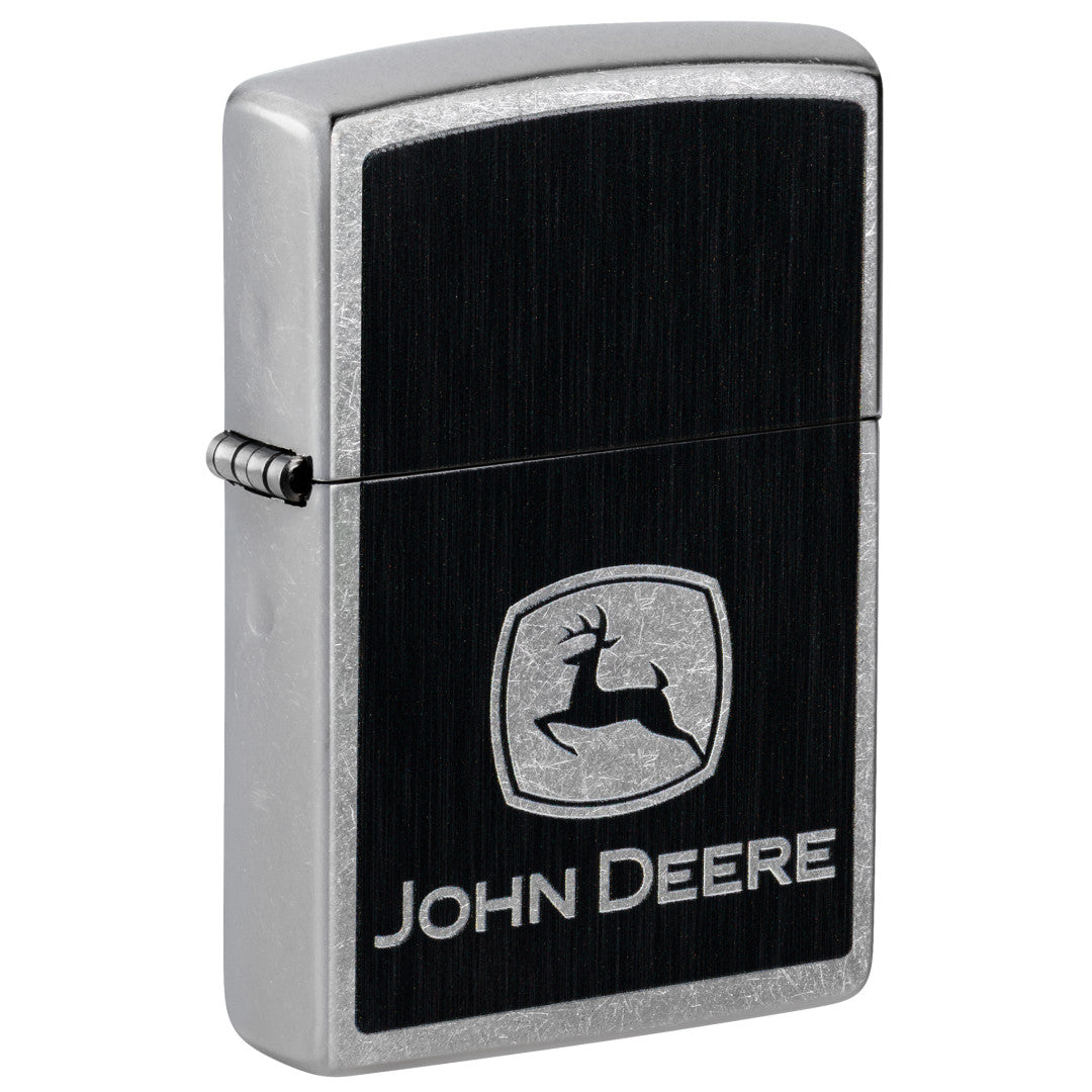 John Deere Chrome Logo Design