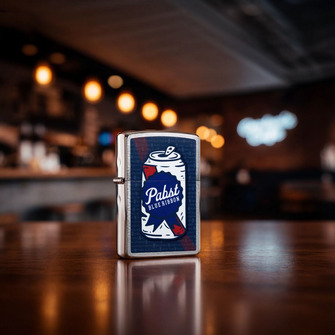 Alternative view of Pabst Blue Ribbon Can Art Design