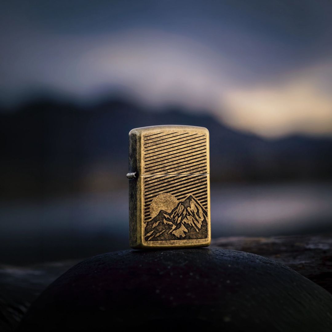 Alternative view of Etched Mountains Design