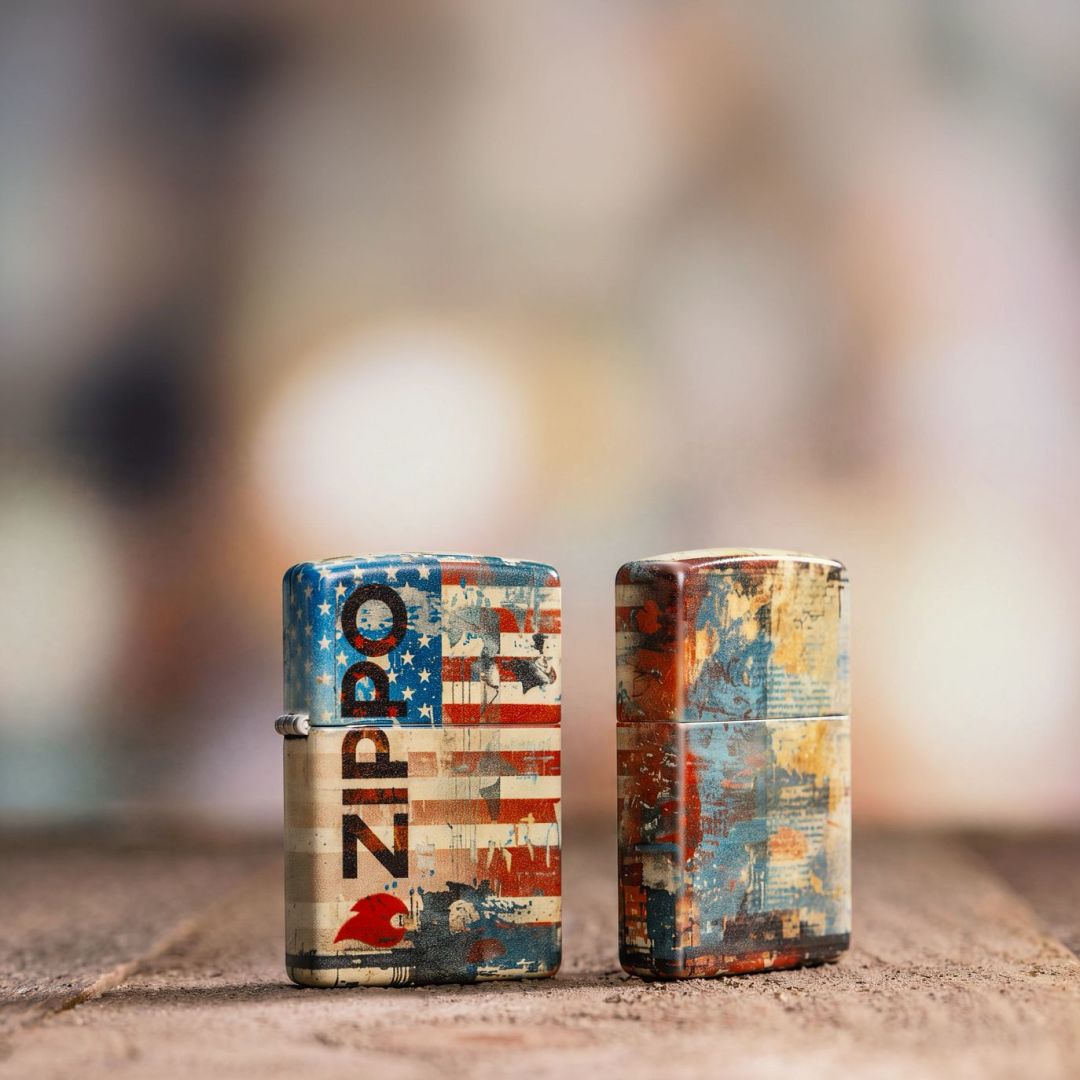 Alternative view of Zippo Flag Design