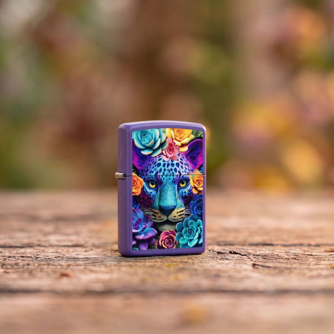 Alternative view of Groovy Leopard Design