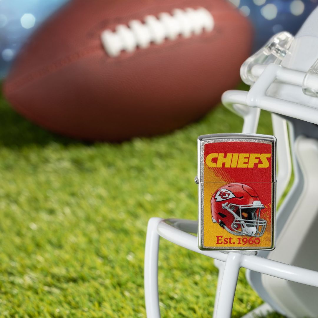 Alternative view of NFL Kansas City Chiefs Helmet Design