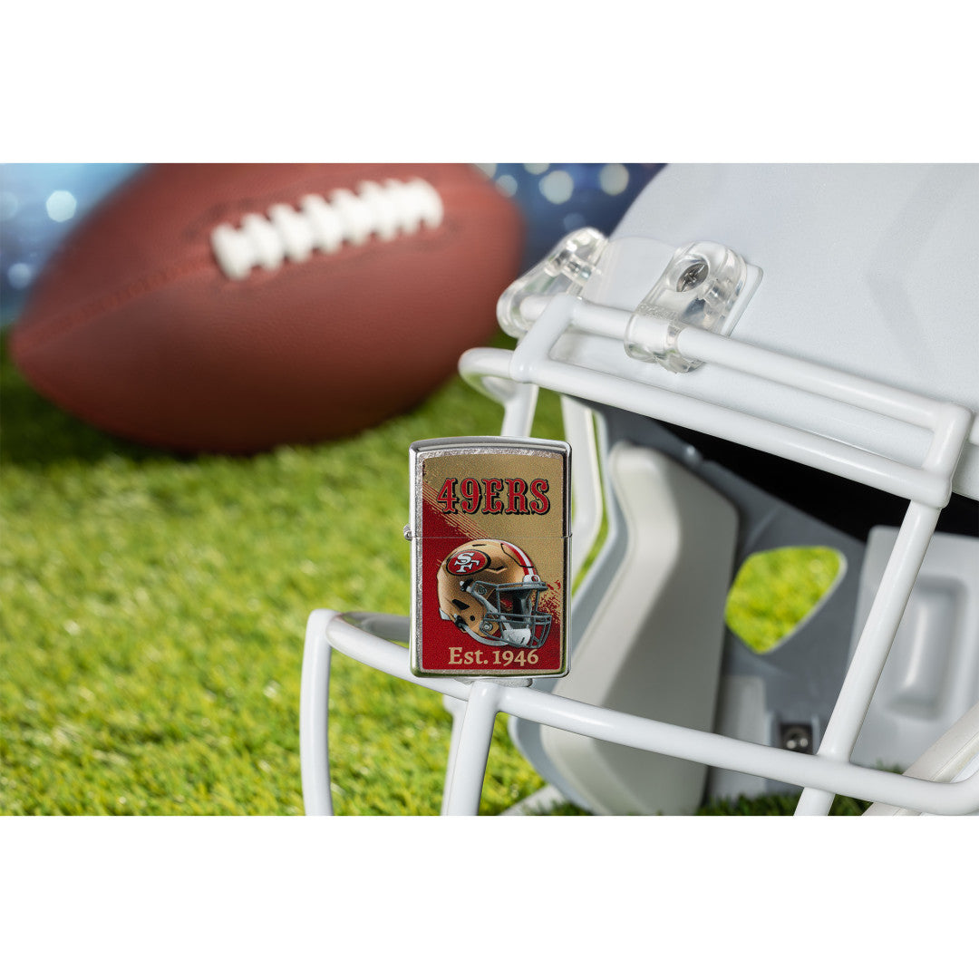 Alternative view of NFL San Francisco 49ers Helmet Design