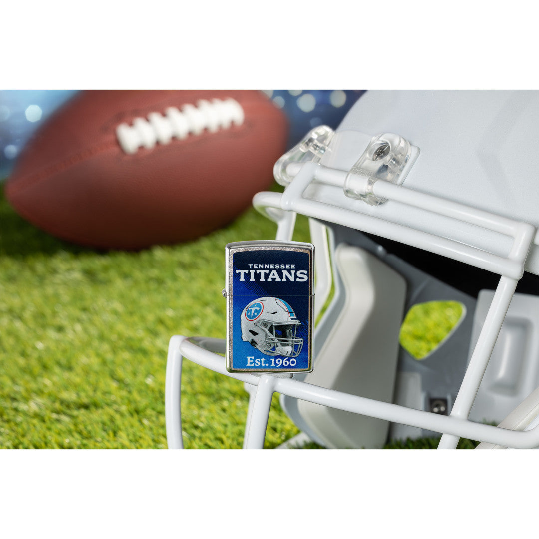 Alternative view of NFL Tennessee Titans Helmet Design